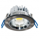Aro LED circular basculante niquel satinado de 5W - 350 Lm Luz día 4200K