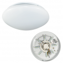 Plafón de LED de 12W - 840 lúmenes en blanco de Ø260 mm | Metal y PMMA
