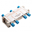 Splitter de 6 salidas señal digital banda 5-2450 MHz